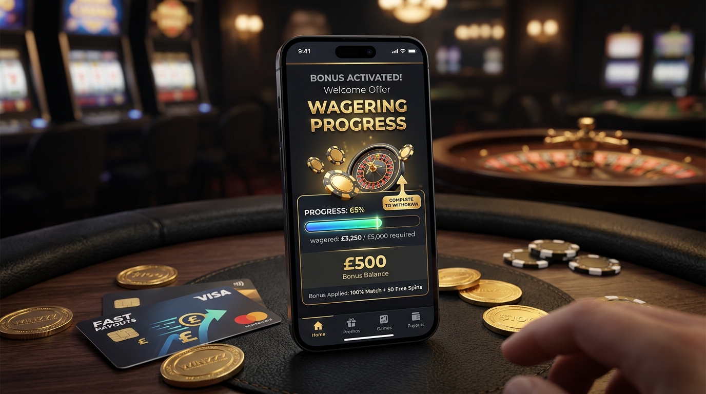 Warunki obrotu bonusem kasynowym i wagering na telefonie